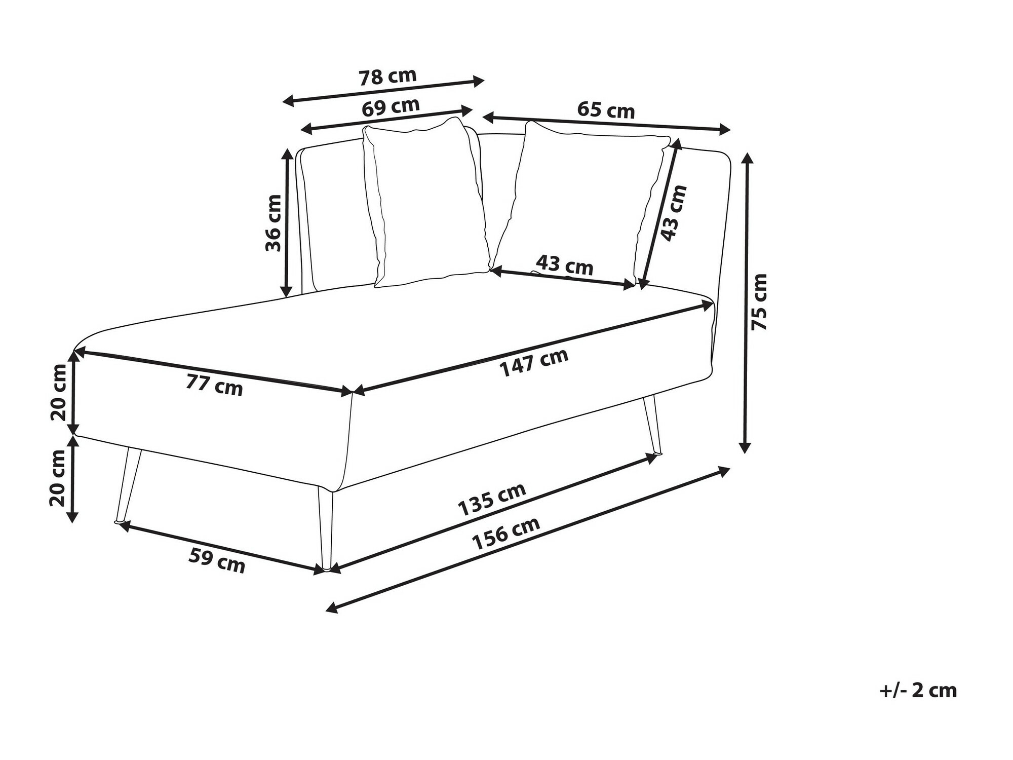 Kušett Berwyn 1062 (Hele piparmünt)