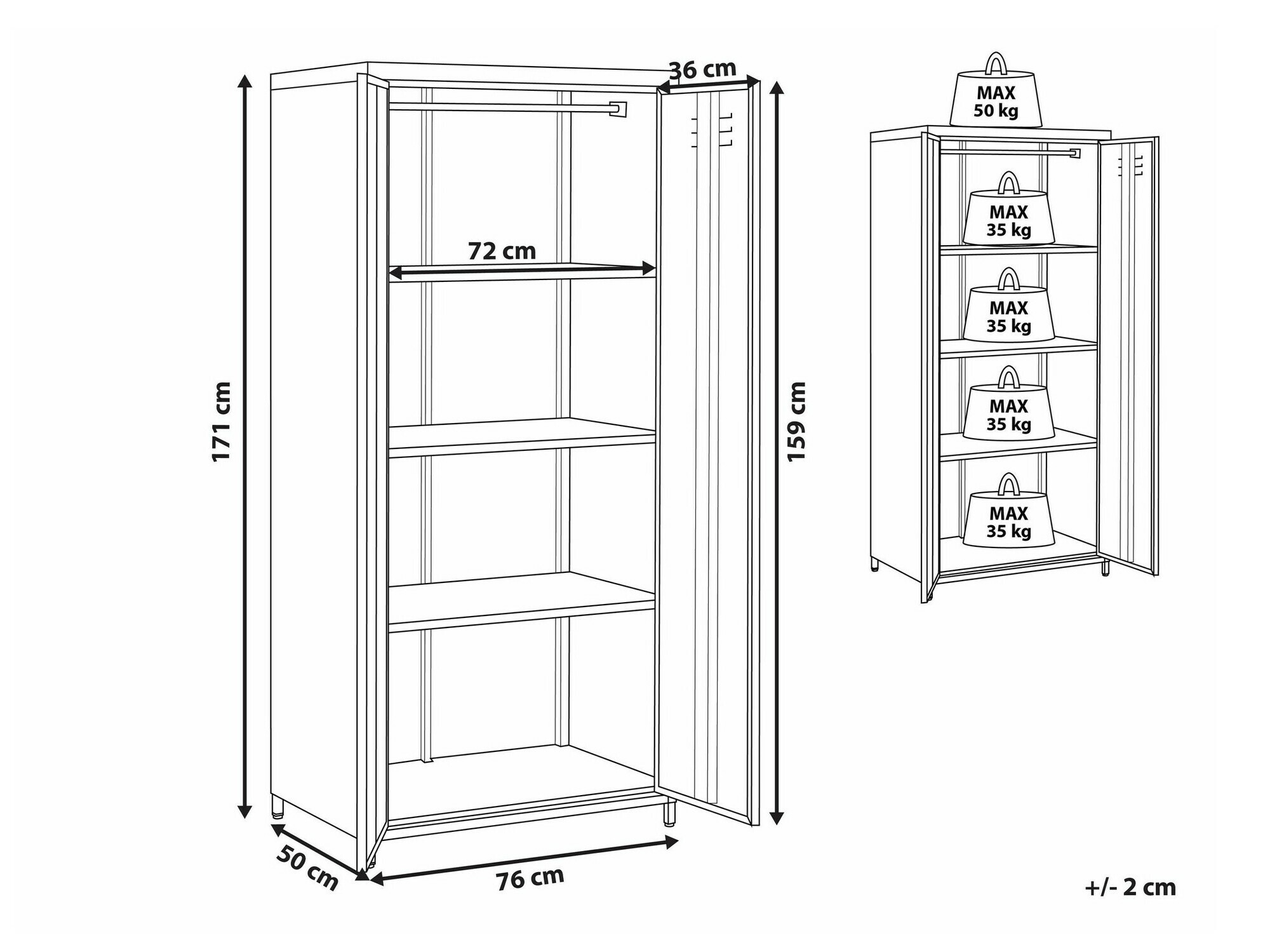 Riiul Berwyn 1527 (Roheline)