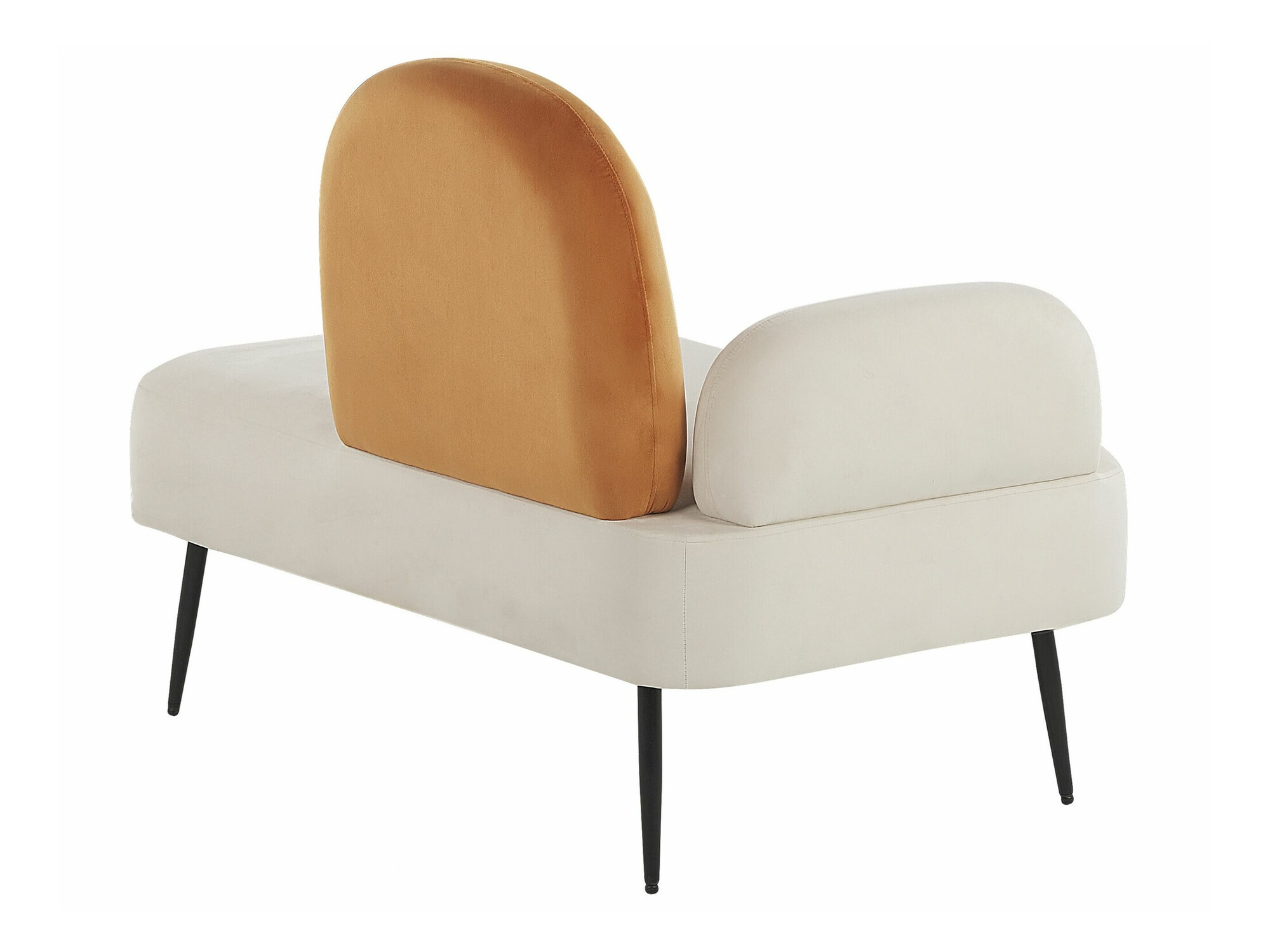 Kušett Berwyn 1729 (Valge + Oranž)