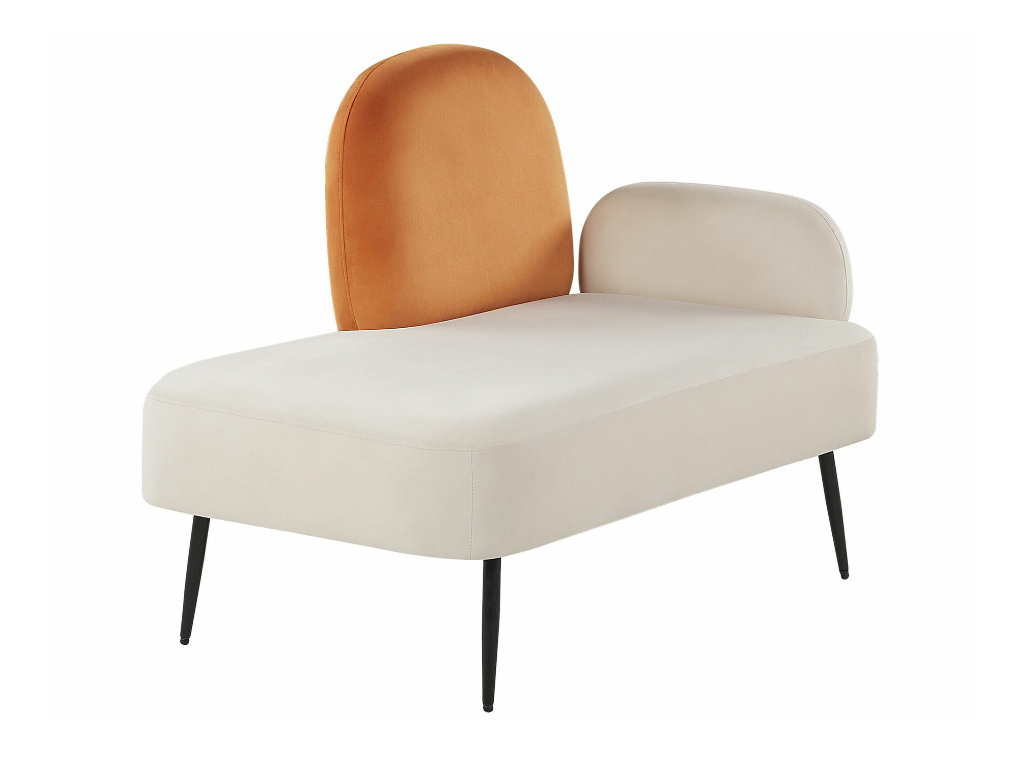 Kušett Berwyn 1729 (Valge + Oranž)