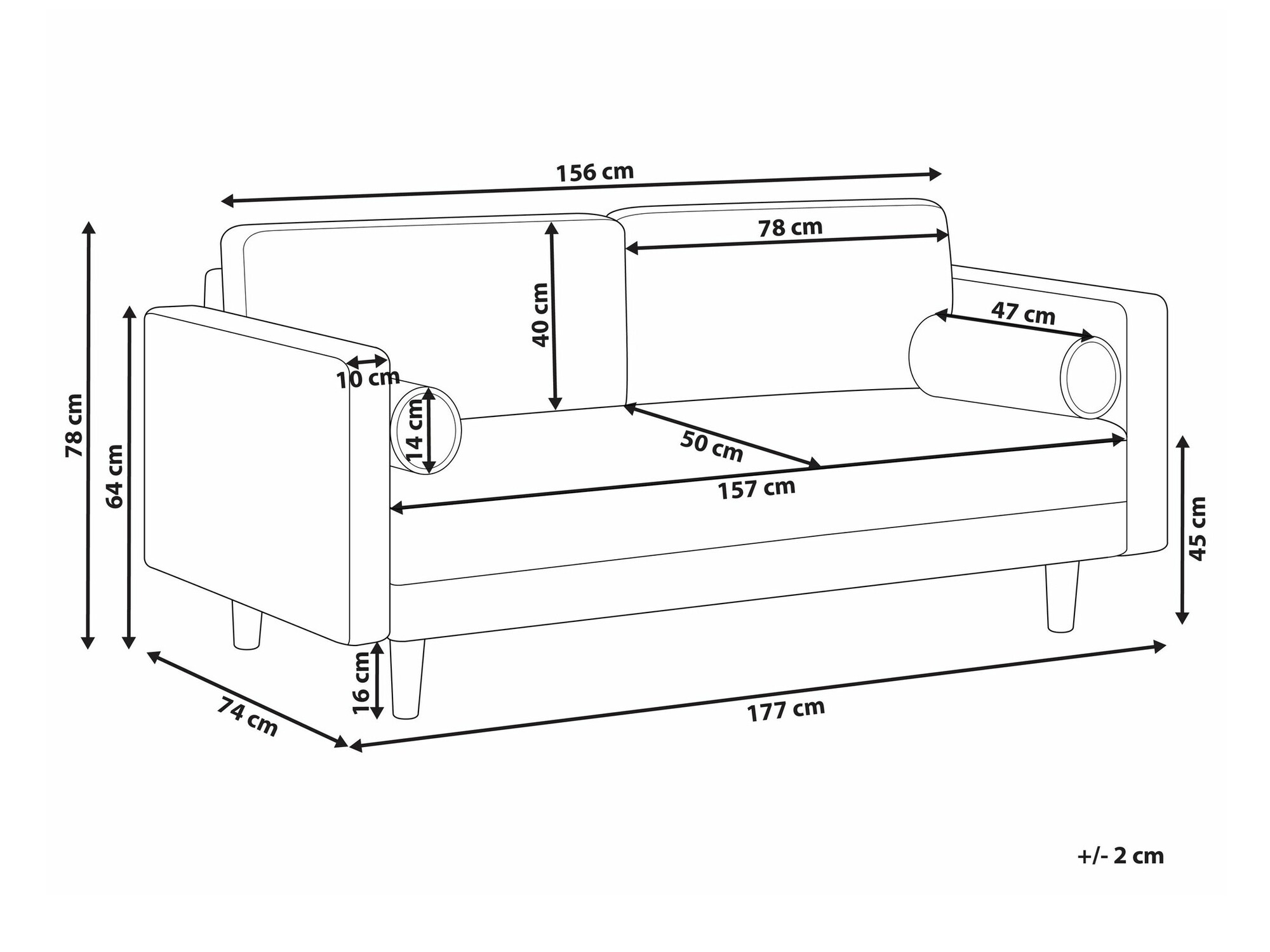 Diivan Berwyn 1734 (Beež)