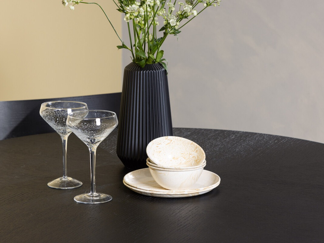 Söögitoakomplekt Dallas 4336 (Must)