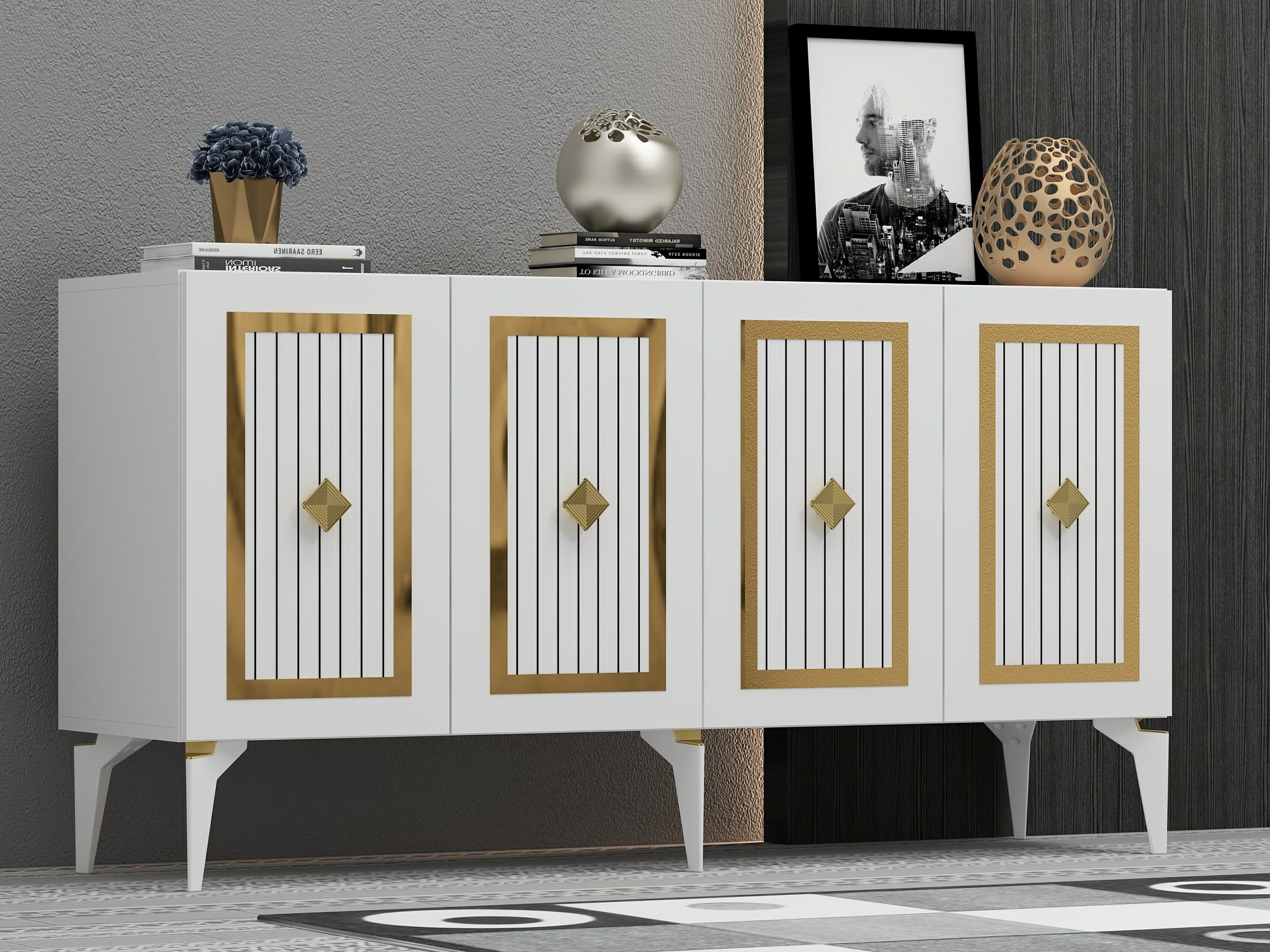 Kapp Kailua 1886 (Valge + Kuldne)