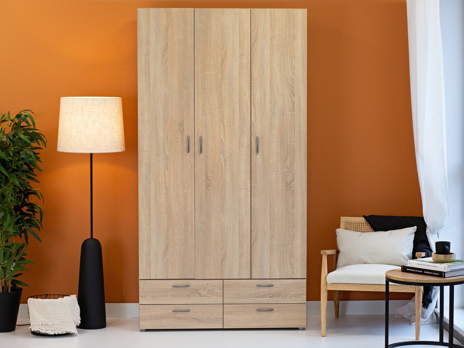 Riidekapp Bristol 188 (Sonoma tamm)