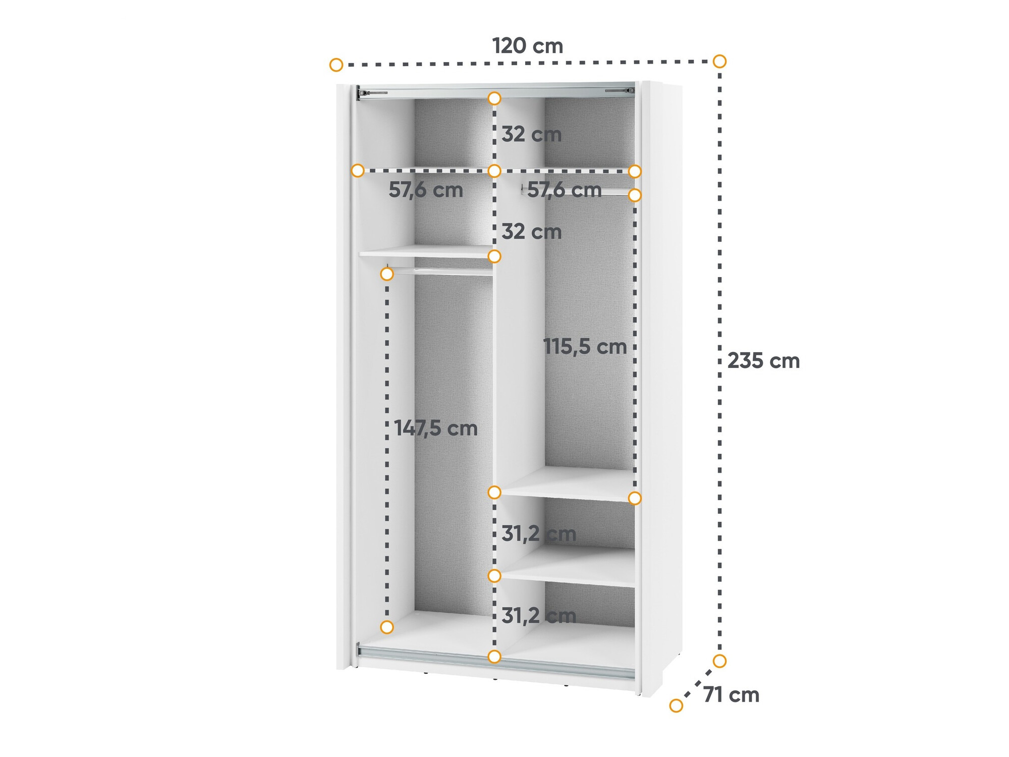 Riidekapp Fresno 132