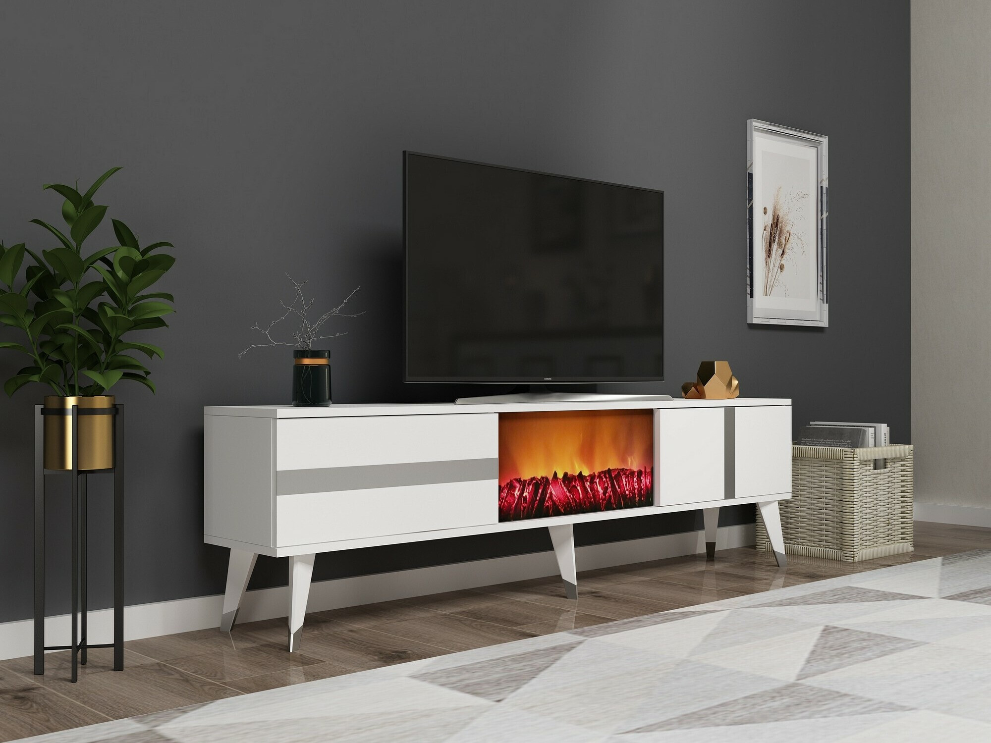 TV-alus Kailua 1993 (Valge + Hõbedane)