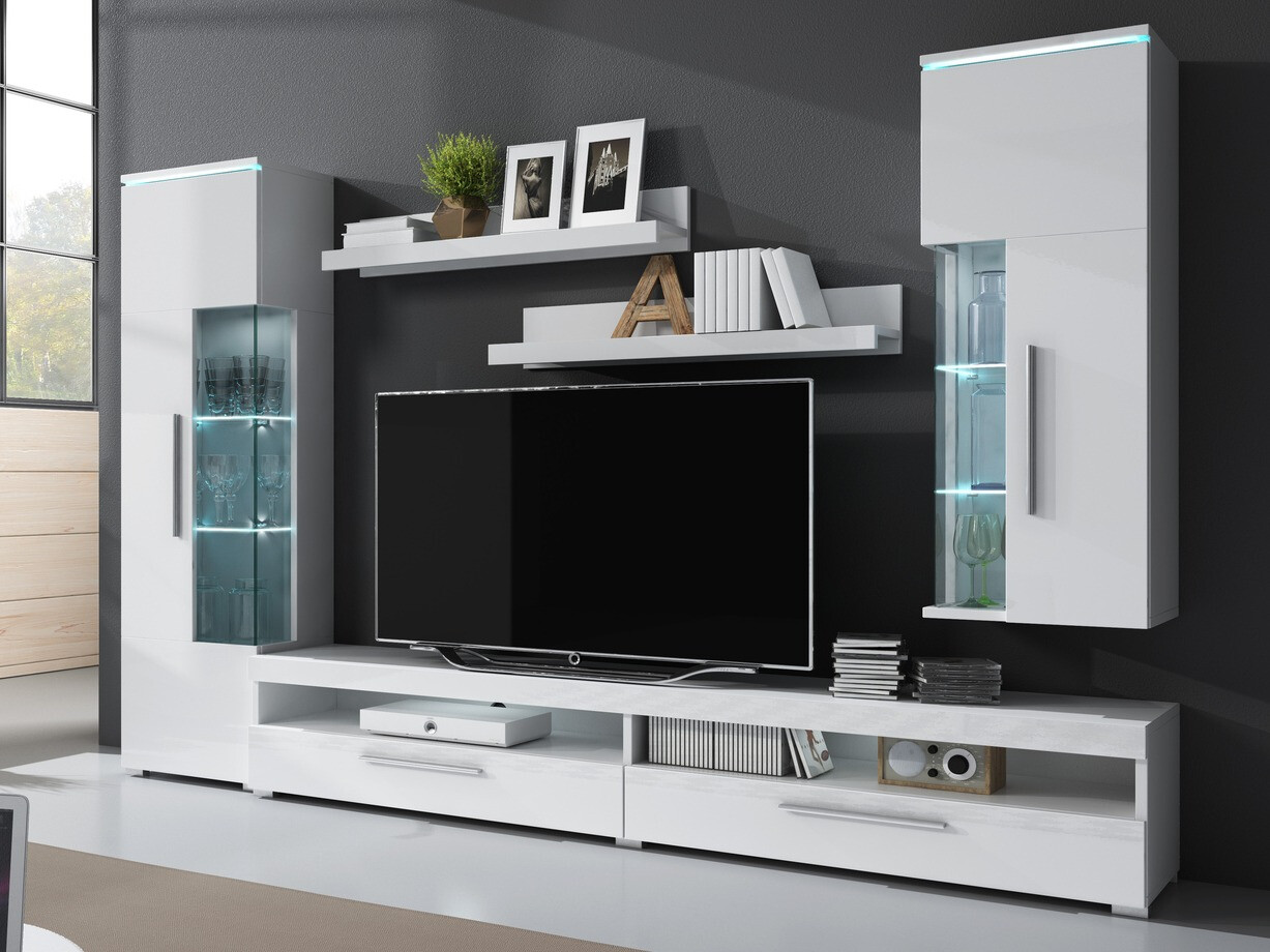 Elutoa komplekt Torvire 108 (Valge + Läikiv valge)