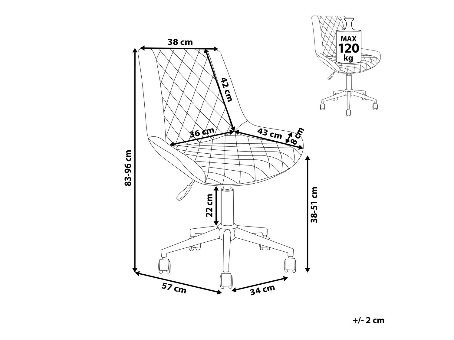Kontoritool Berwyn 880 (Hall)