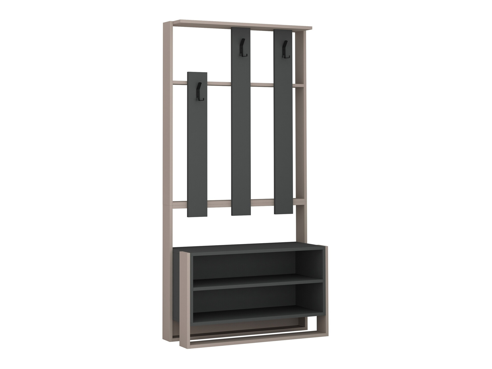 Esikukomplekt Kailua 537 (Antratsiit + Helepruun)