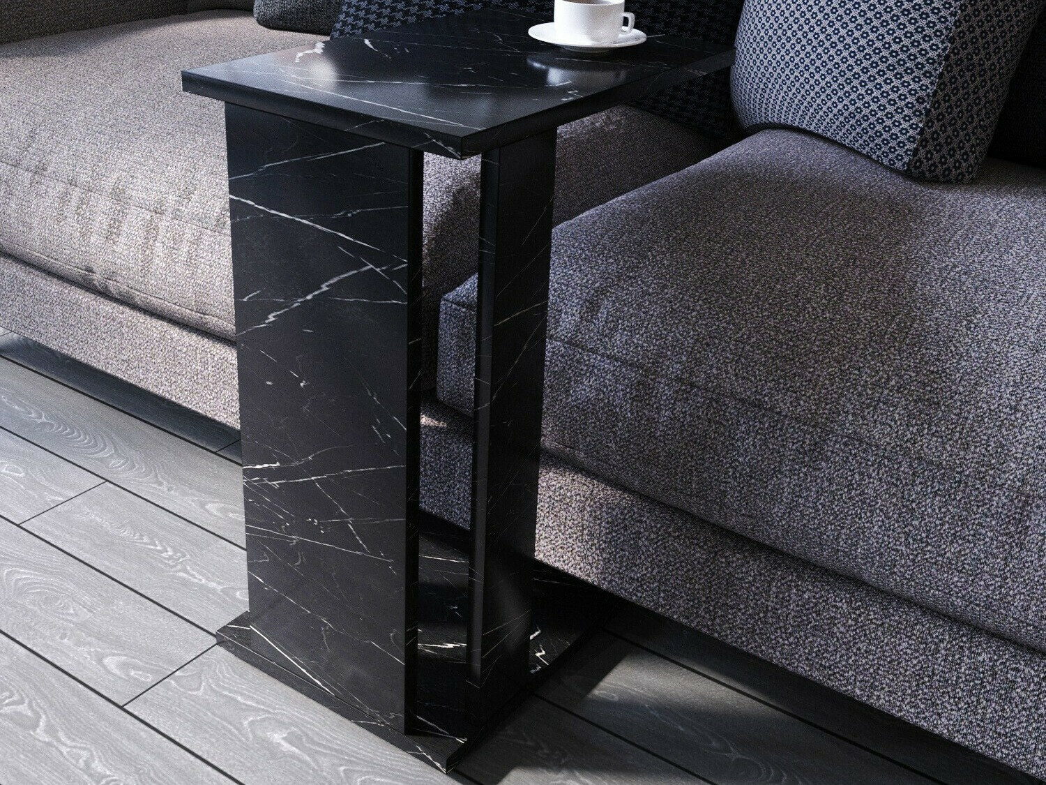 Külglaud Kailua 1356 (Must marmor)