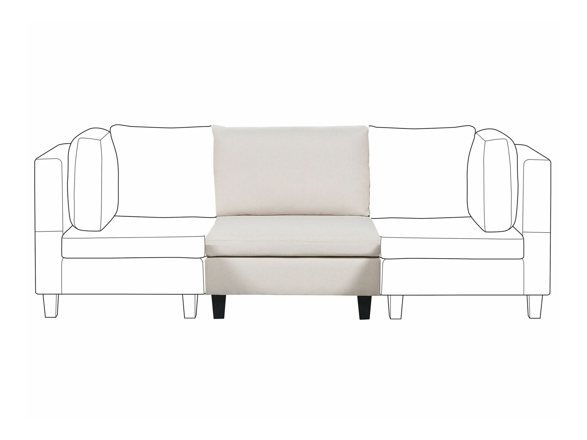 Moodultugitool Elbmeli 101 (Beež)