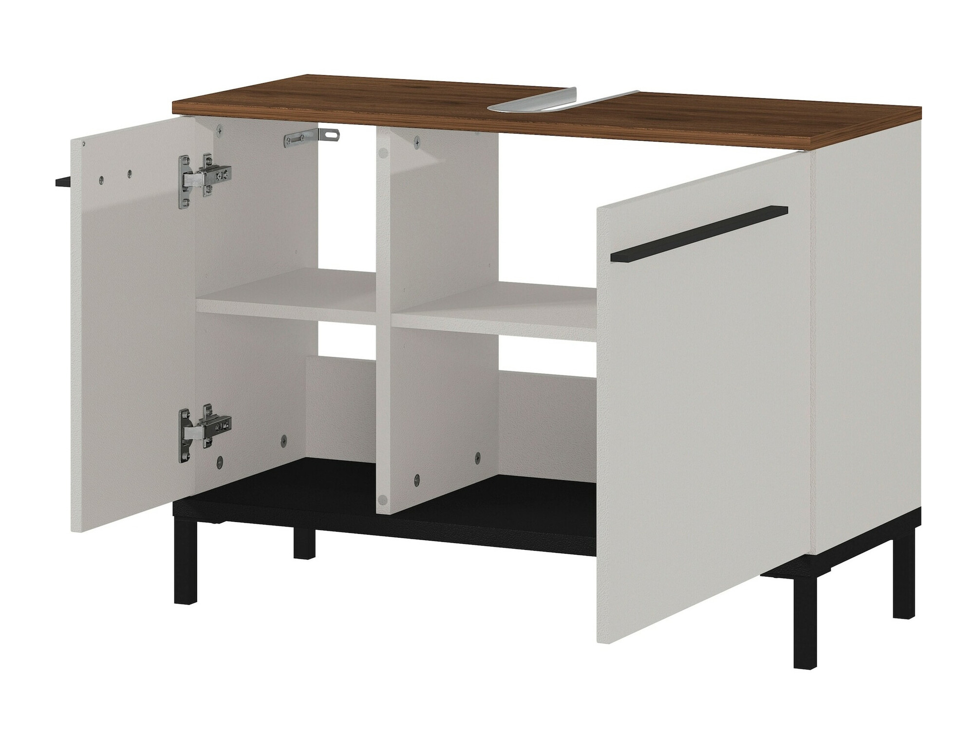 Vannitoakomplekt Ruvlevu 105 (Helehall + Pähkel)