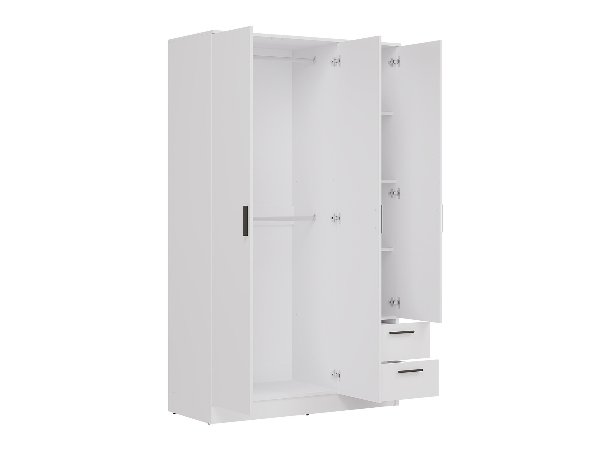 Riidekapp Orlando 222 (Valge)