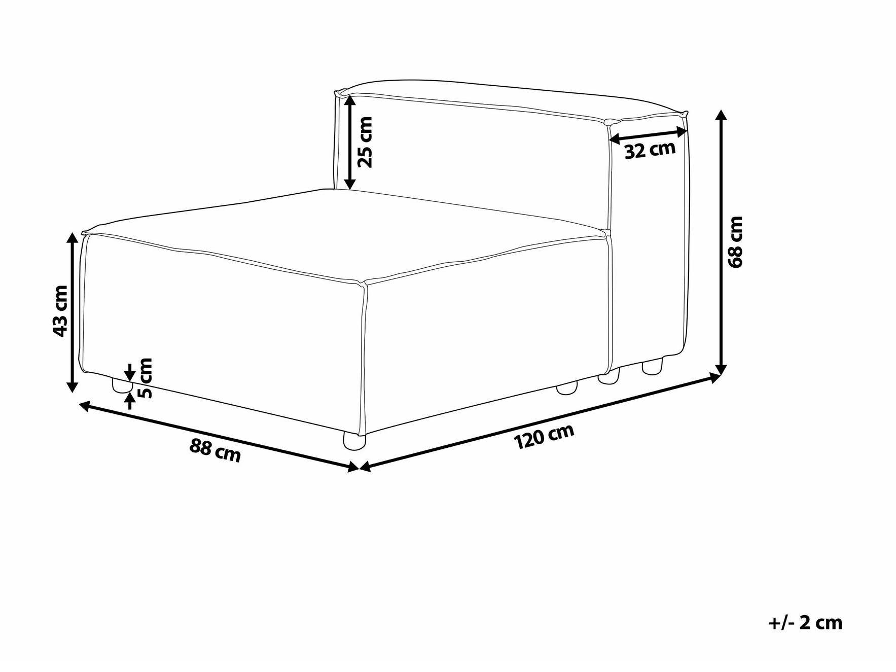 Moodultugitool Enofloi 101 (Beež)
