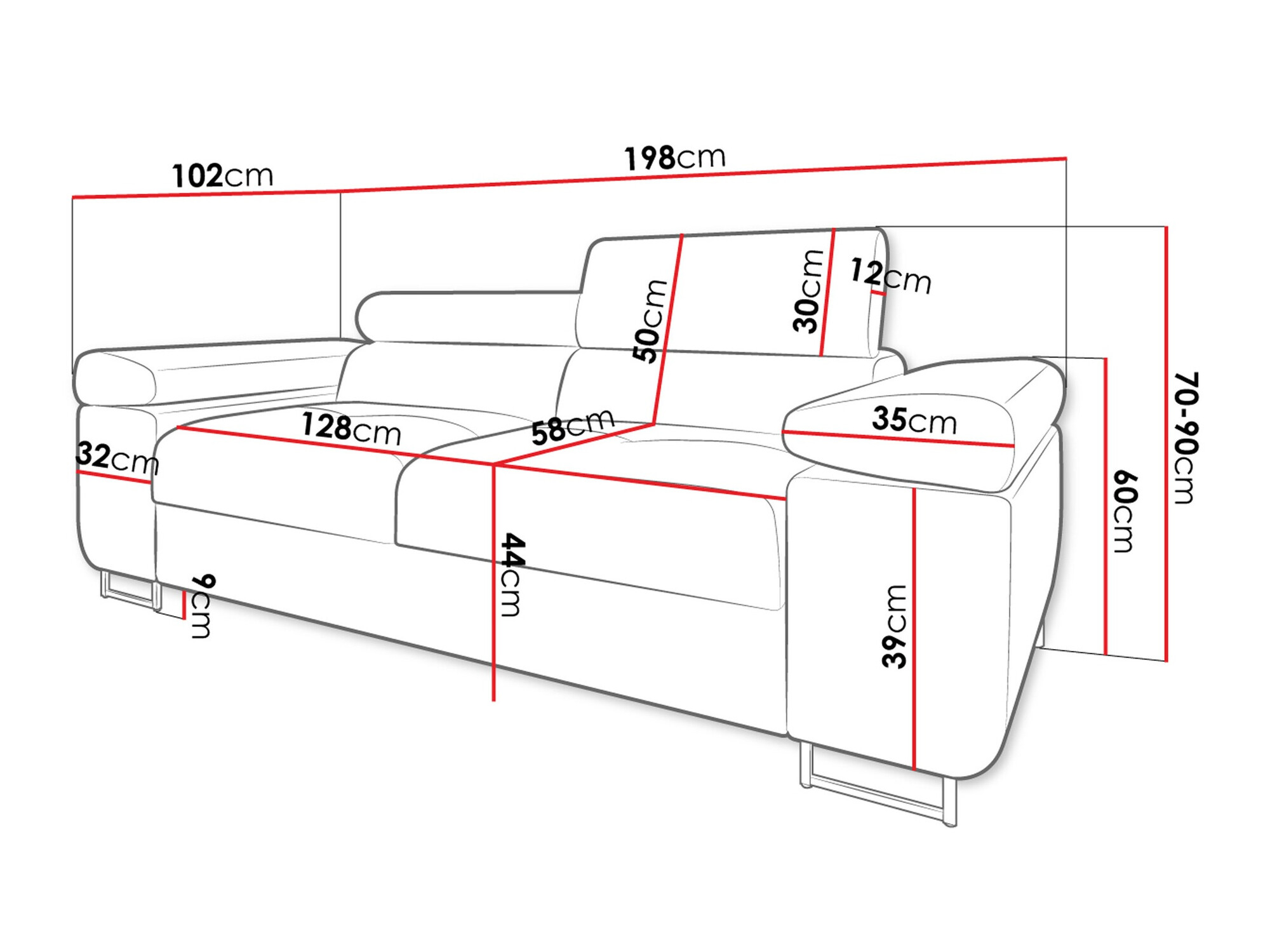 Diivan Comfivo Eliferu 105 (Poso 100)
