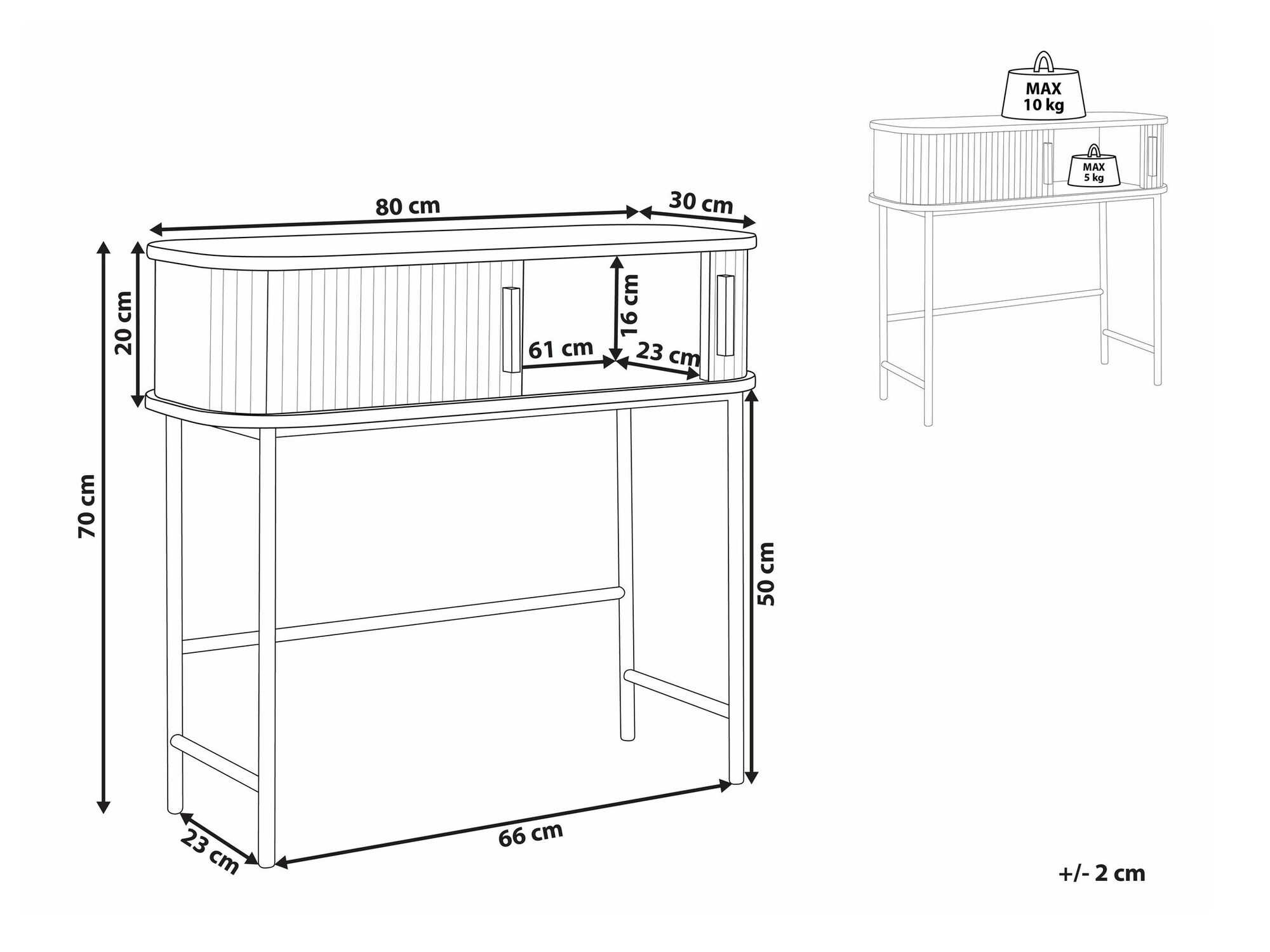Konsoollaud Fencalu 112 (Ere puit)