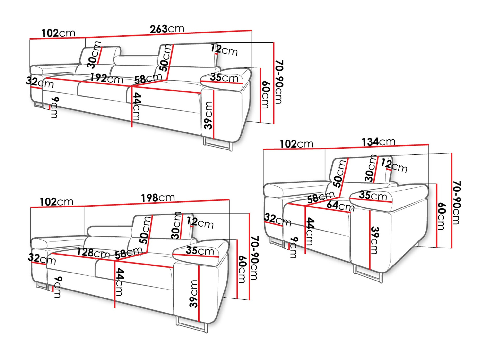 Pehme mööbli komplekt Comfivo Eliferu 107 (Manila 18)