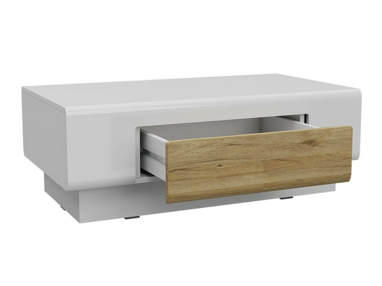 Diivanilaud Torsone 111 (Valge + Läikiv valge)