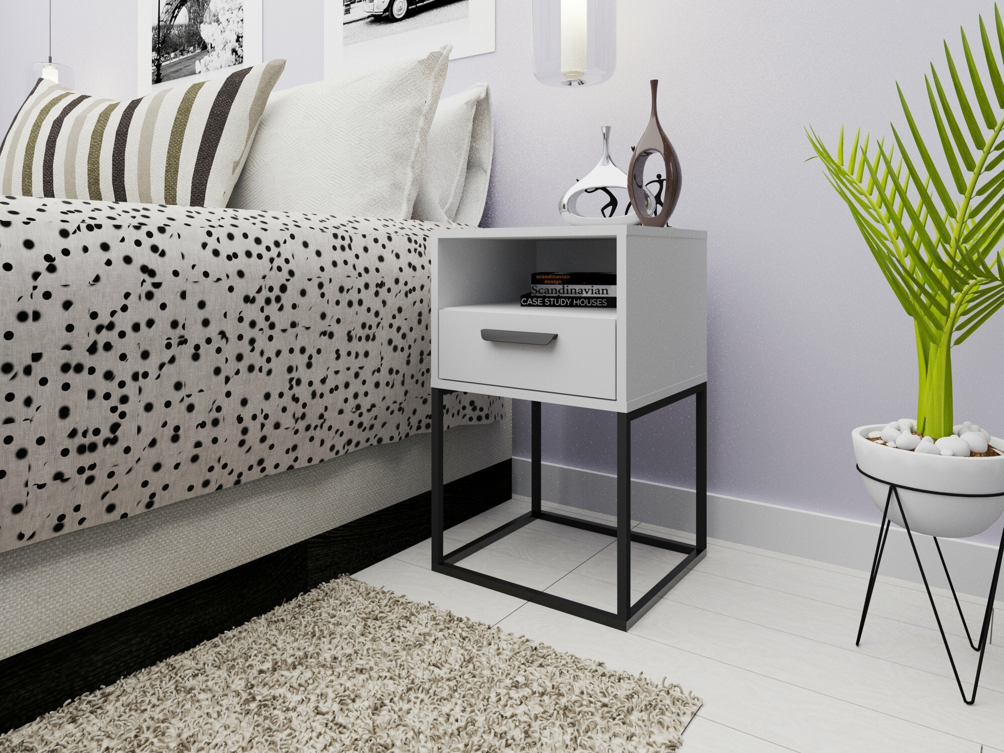 Öökapp Bristol 193 (Valge)