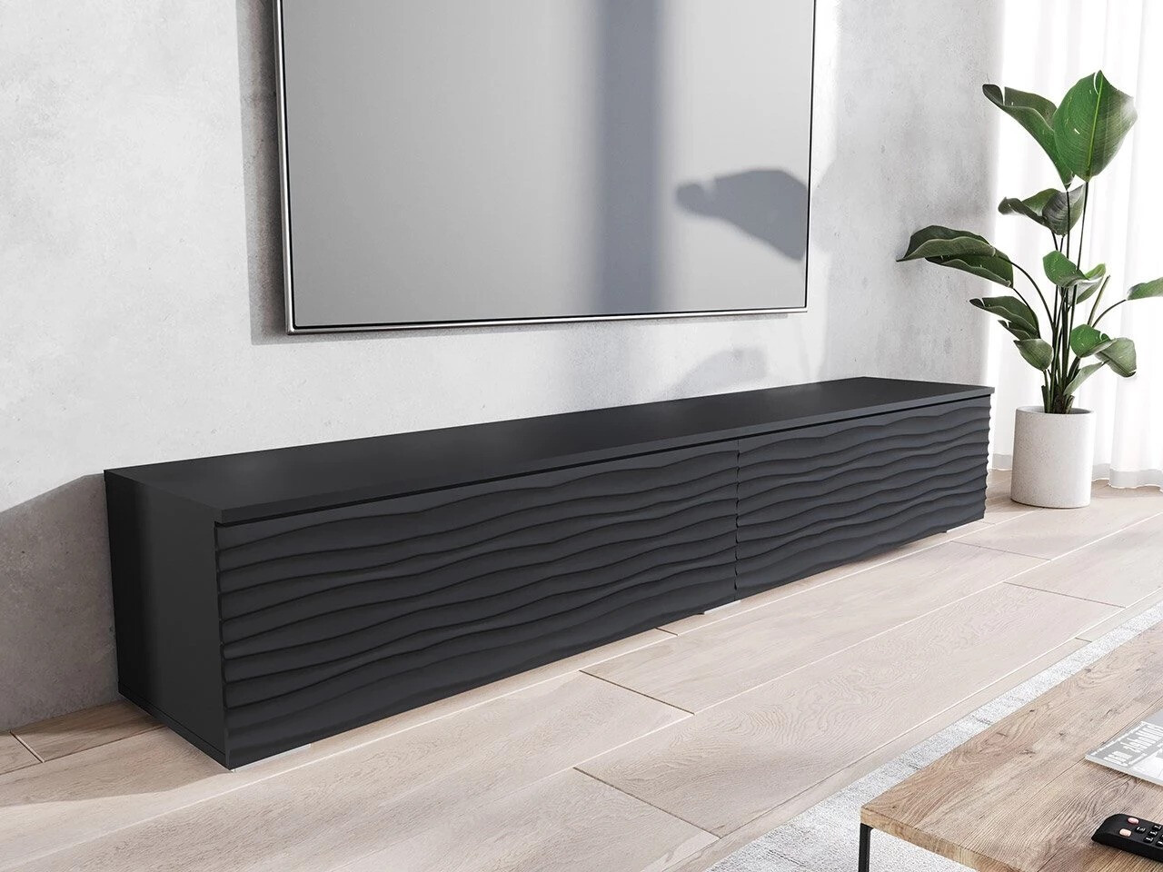 TV-alus Sarasota 164 (Grafiit + Must)