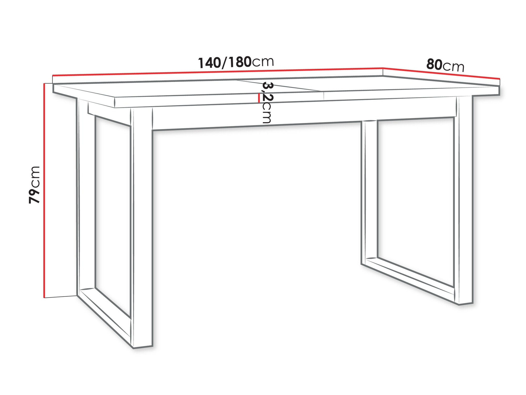 Laud Victorville 353 (Valge + Must)
