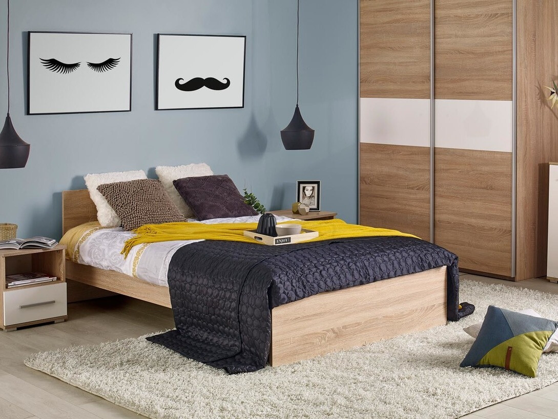 Voodi Cirveso 105 (Sonoma tamm)