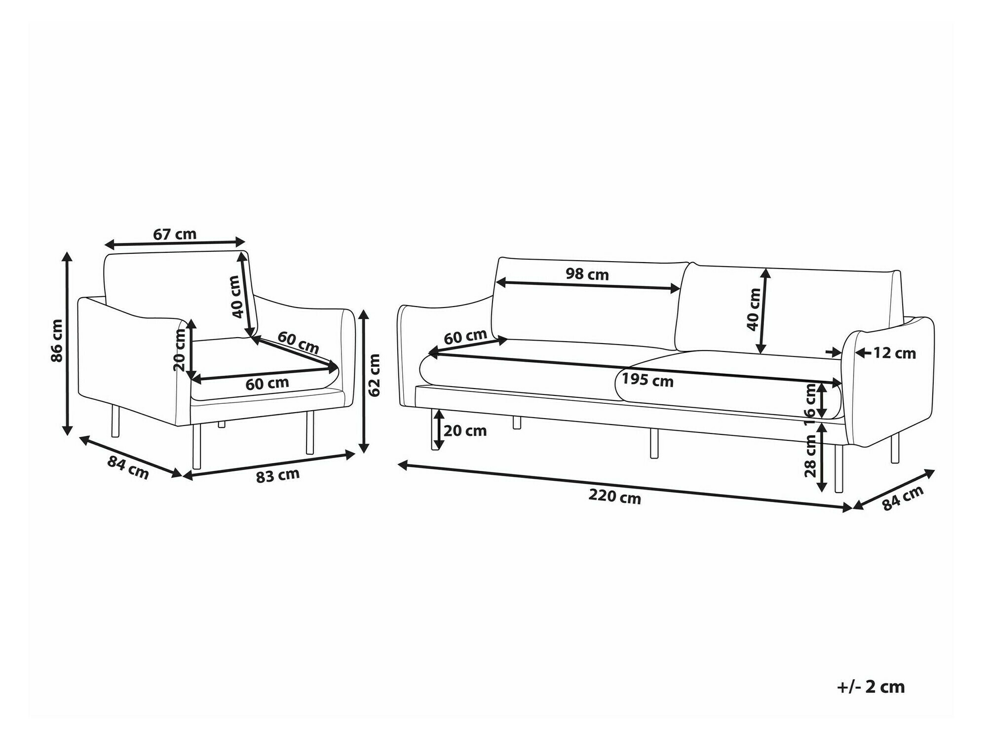 Pehme mööbli komplekt Berwyn 1827 (Hall)