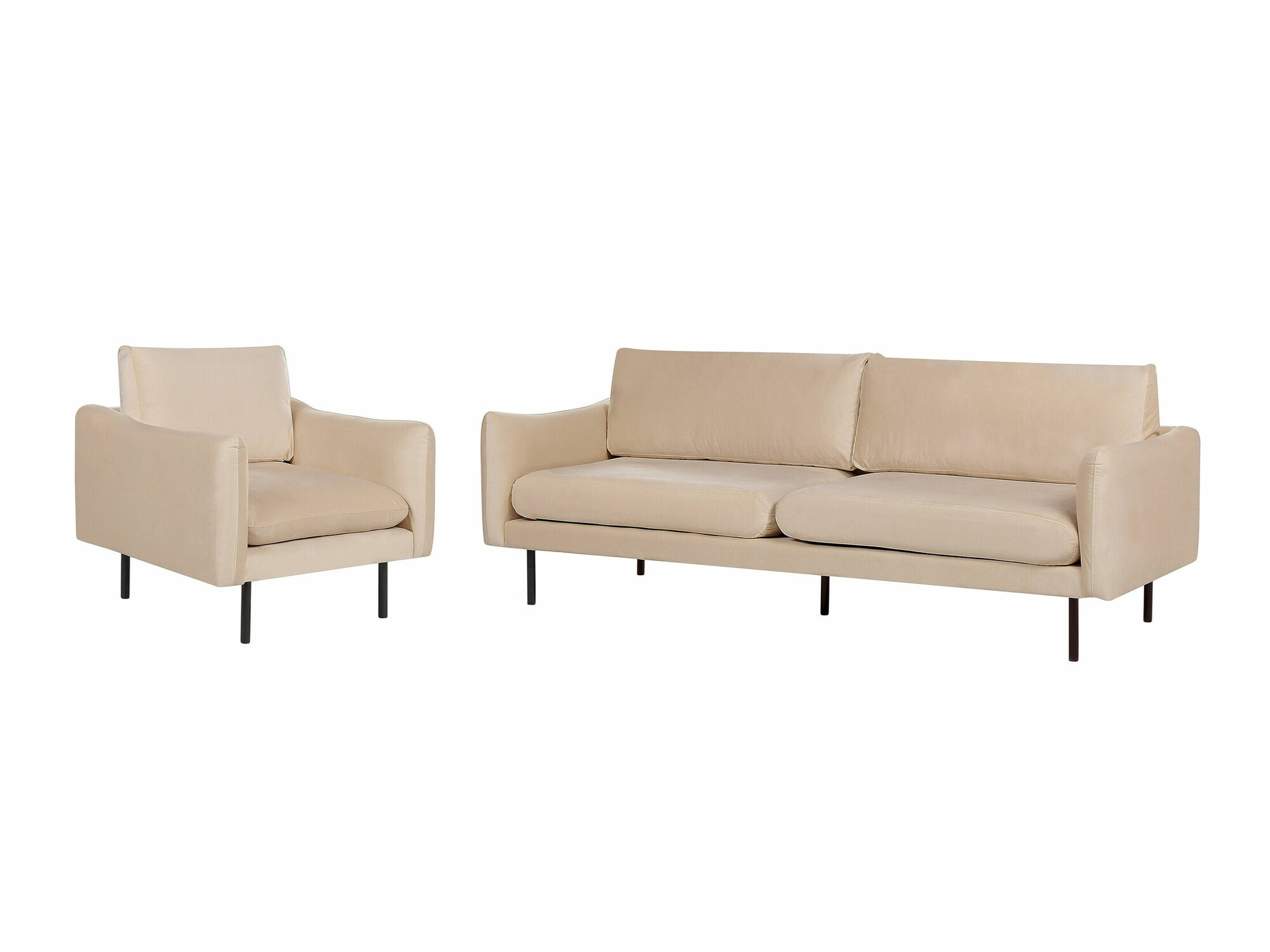 Pehme mööbli komplekt Berwyn 1827 (Helepruun)