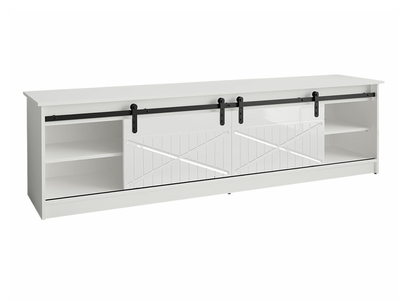 TV-alus Charlotte 165 (Must + Läikiv must)