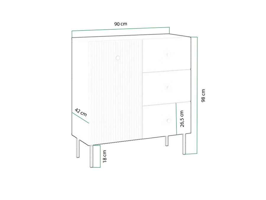 Kummut Etliva 100 (Valge + Kuldne)