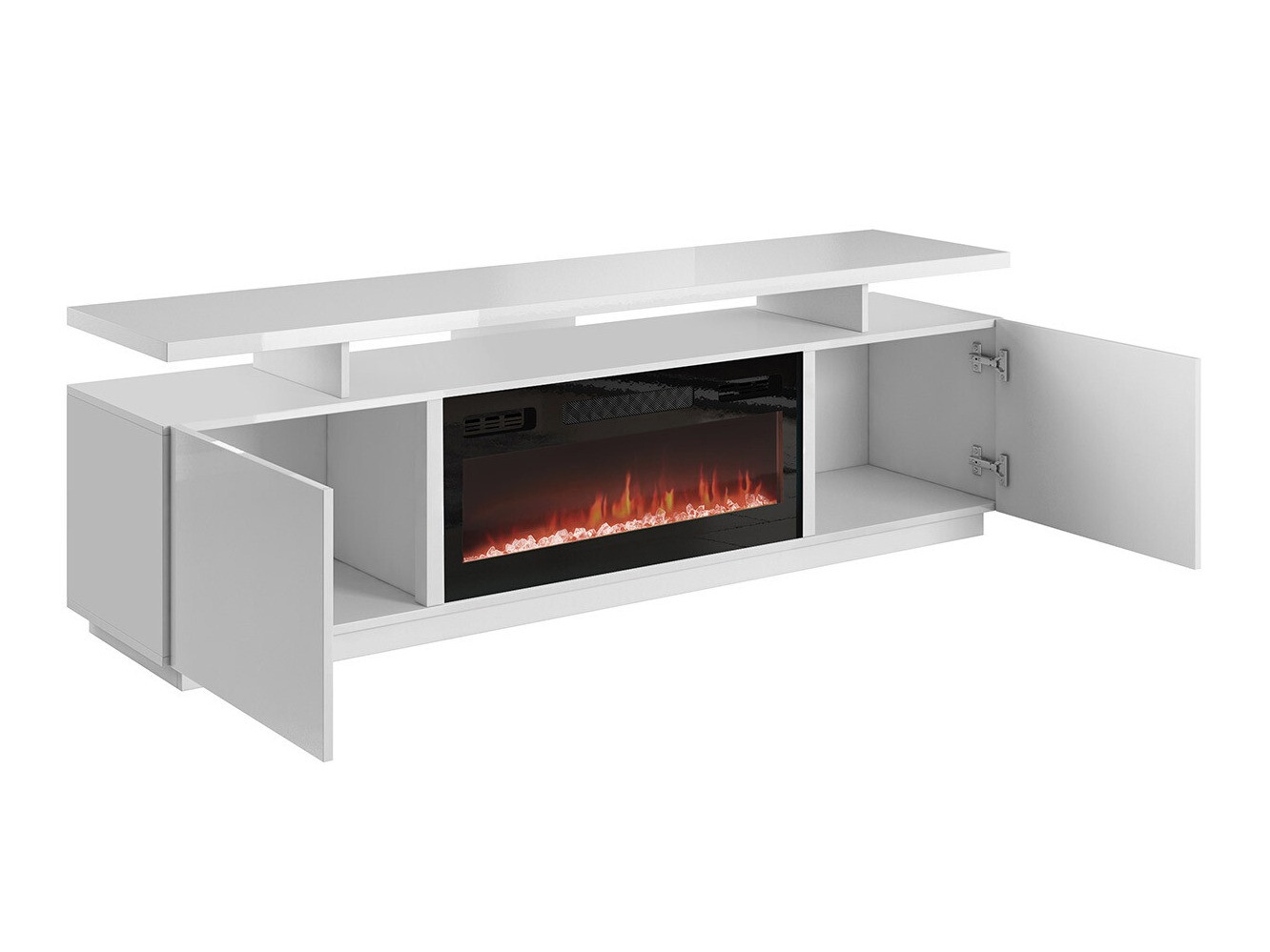 TV-alus Charlotte 151 (Grafiit + Läikiv grafiit)