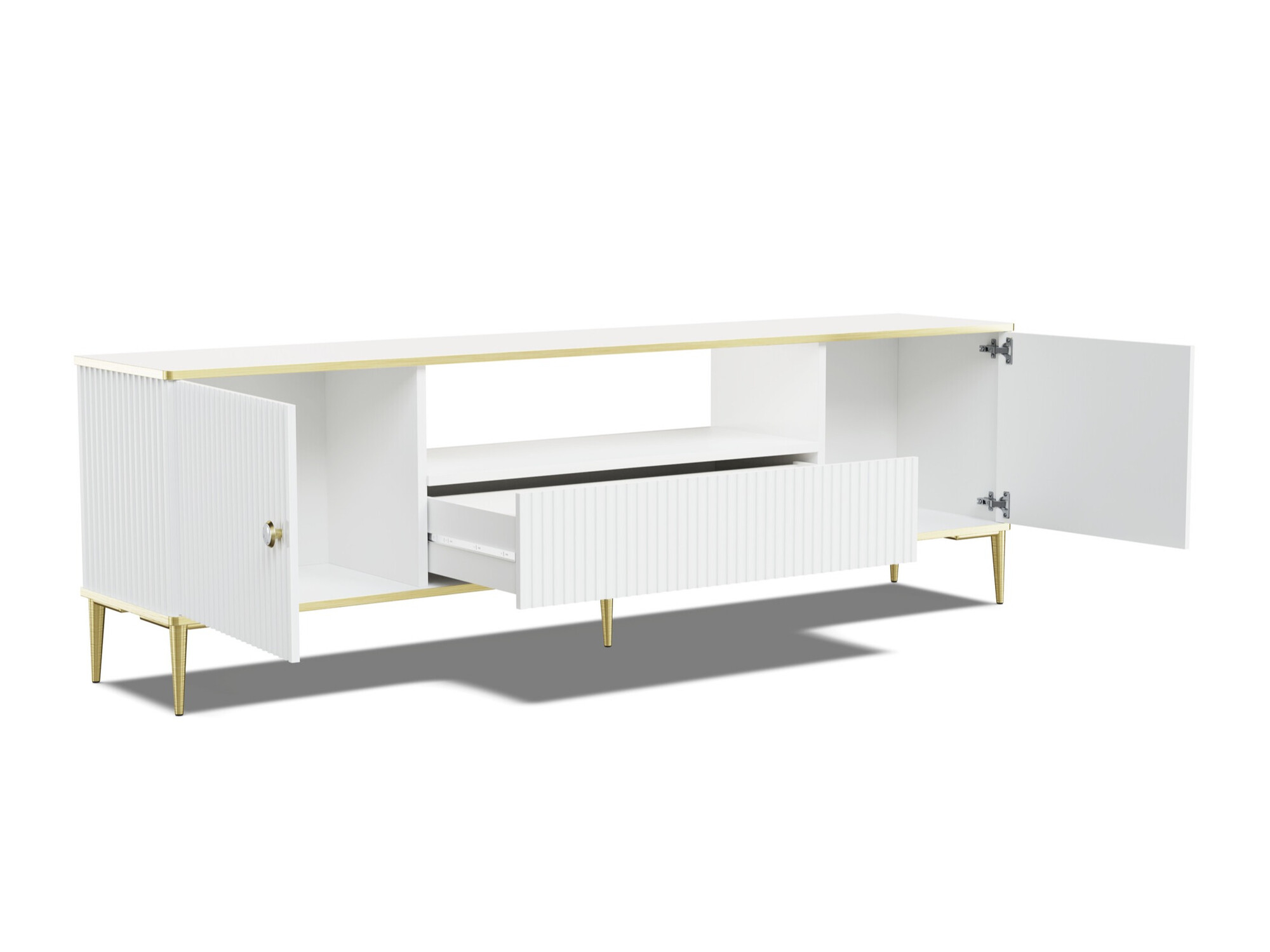 TV-alus Romciro 100 (Valge + Kuldne)