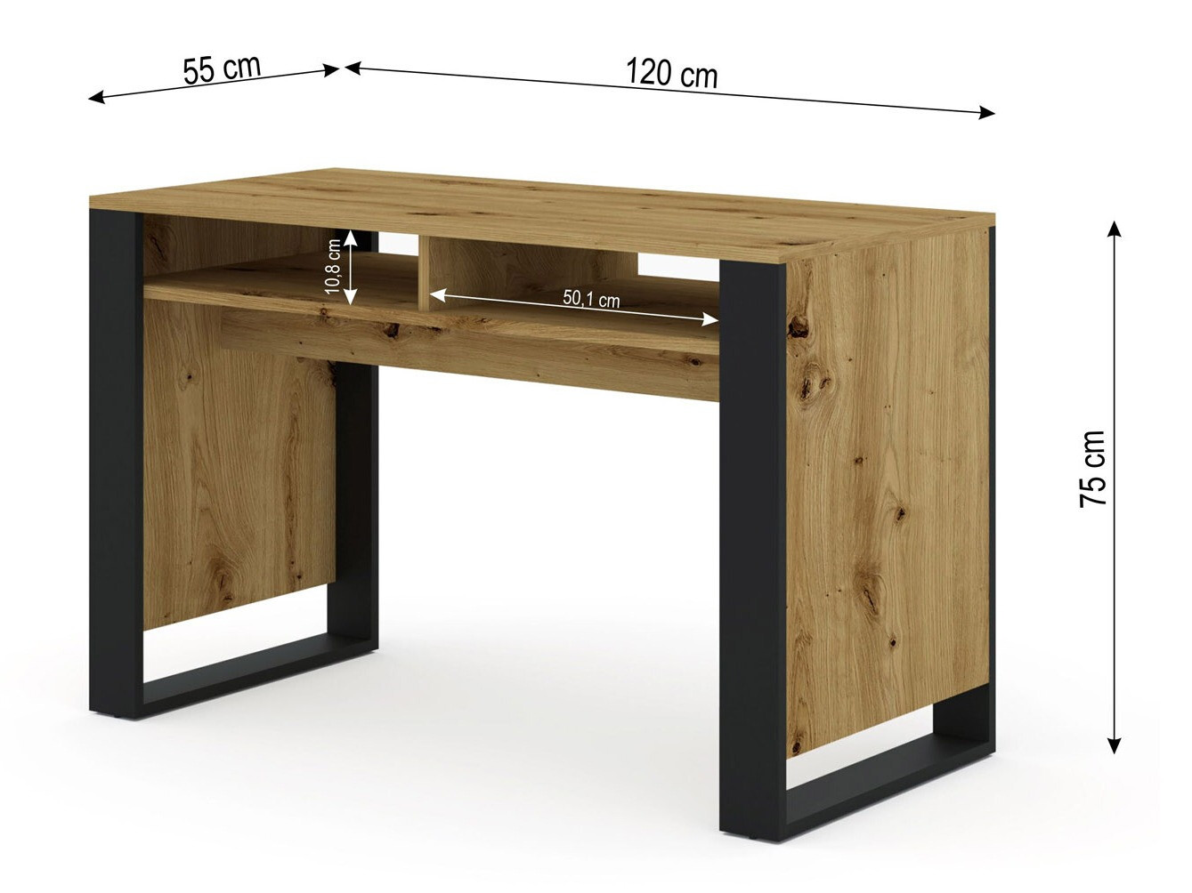 Kirjutuslaud Tivtora 108 (Artisan tamm)