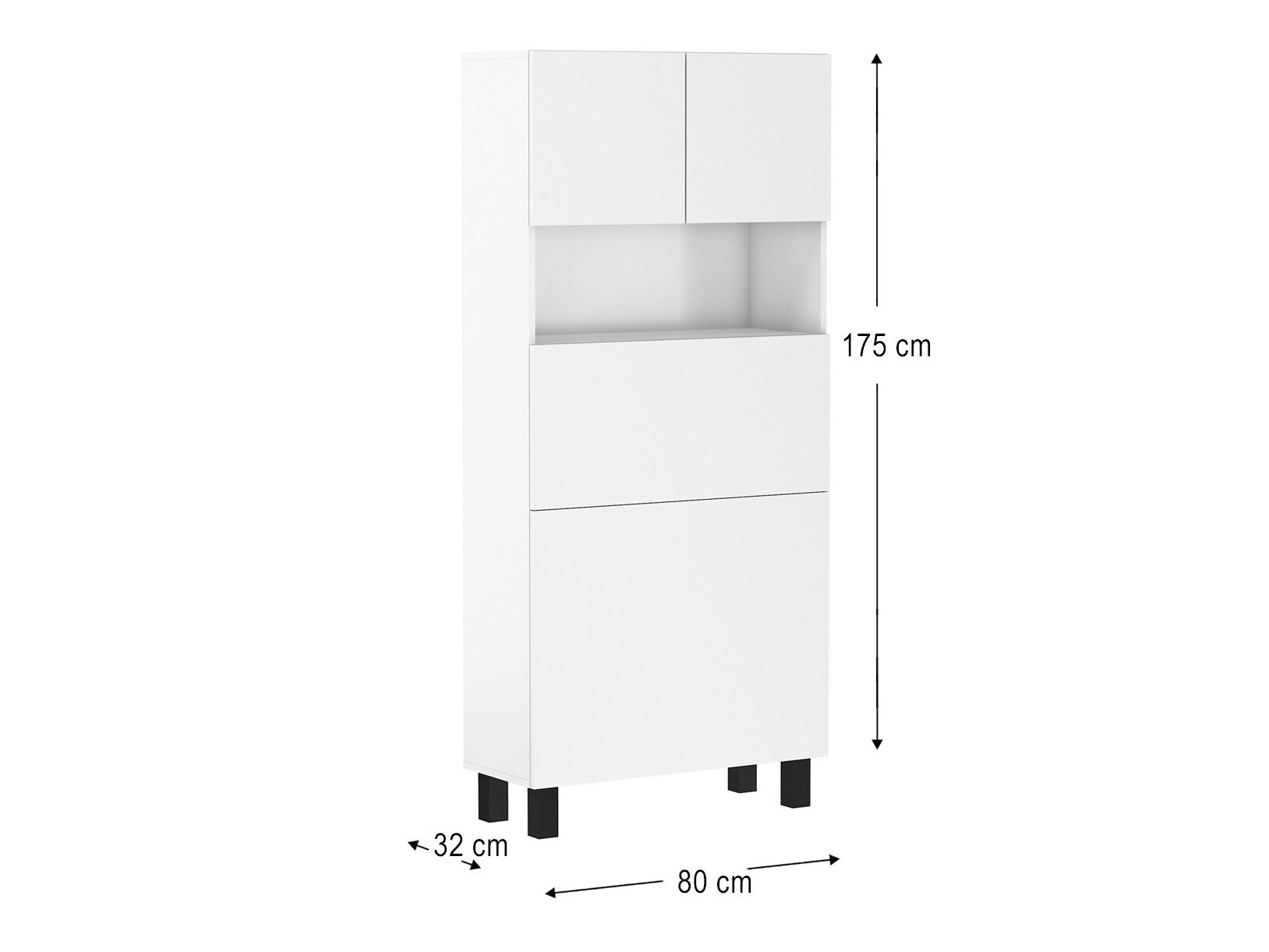 Riiul Buffalo 145 (Matt valge)