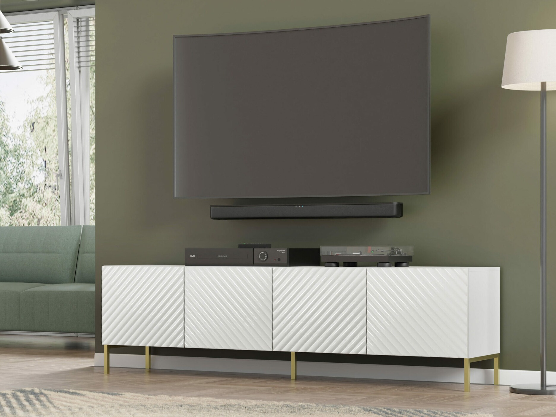 TV-alus Fivremu 105 (Valge)