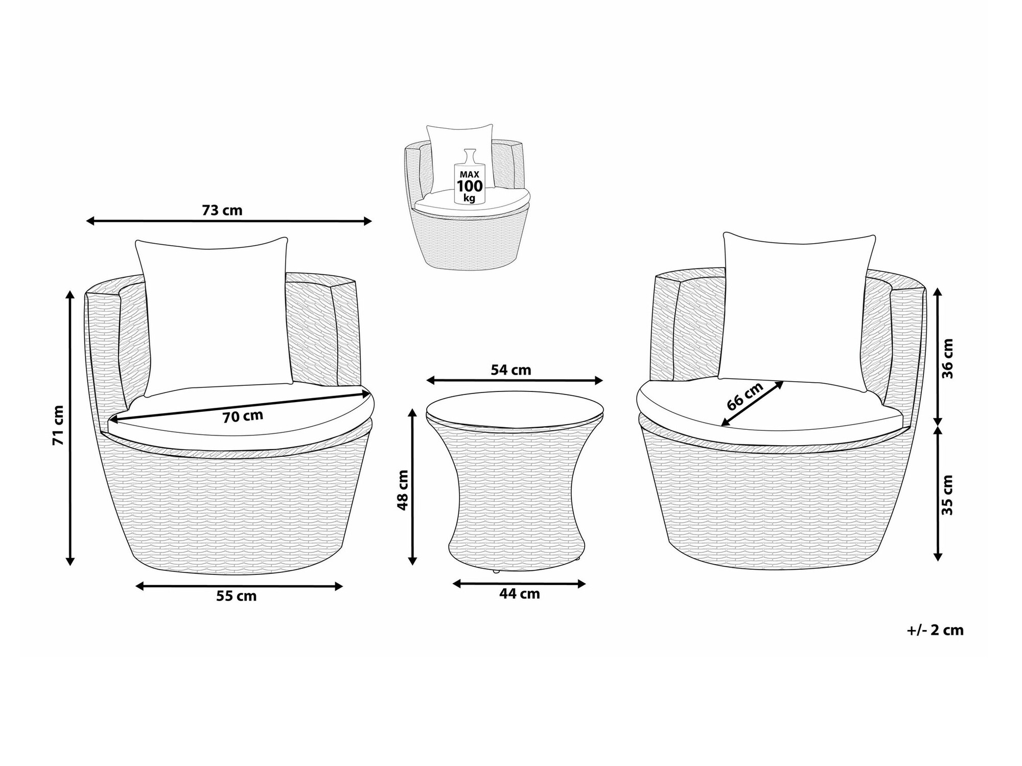 Rõdukomplekt Berwyn 1874