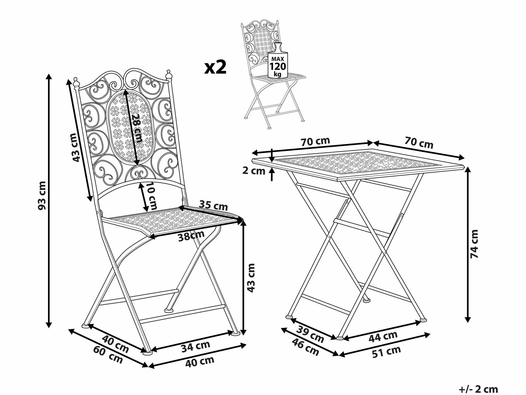 Rõdukomplekt Berwyn 1880