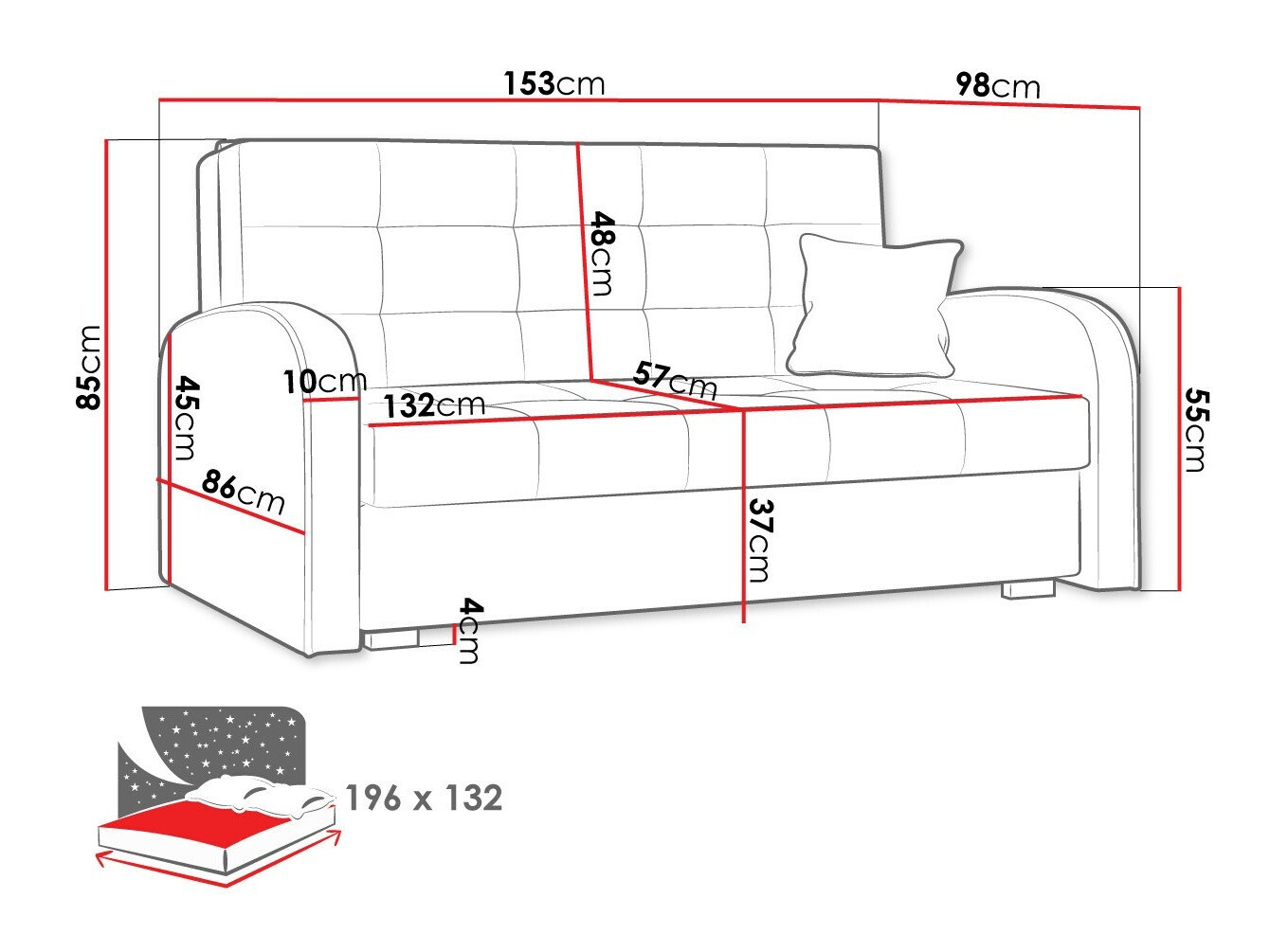 Diivanvoodi Columbus 116 (Aragon 03)
