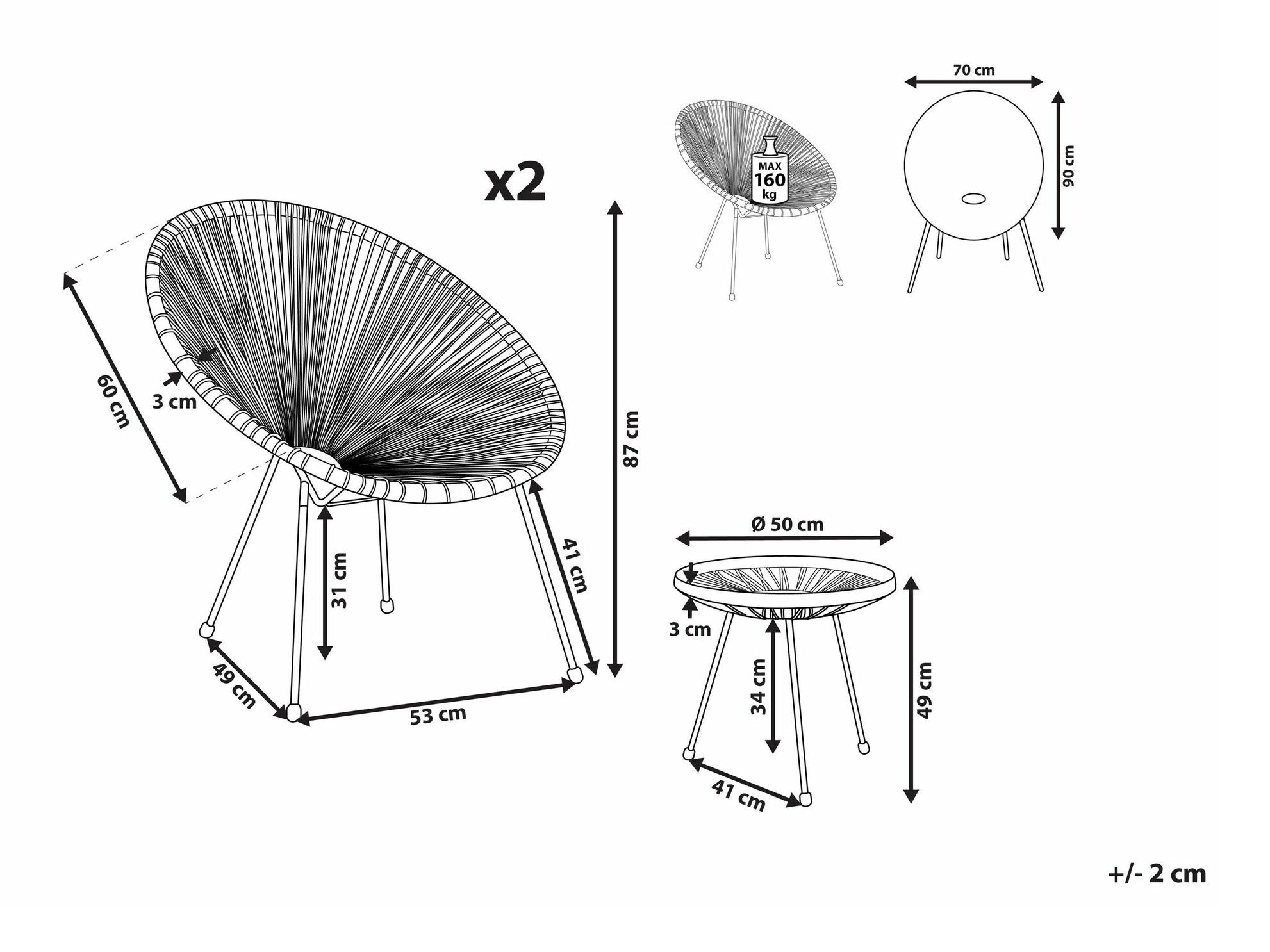 Rõdukomplekt Berwyn 1921 (Tumehall)