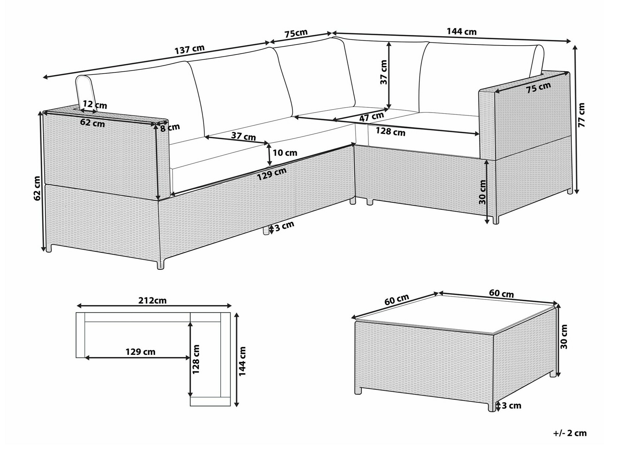Aiamööblikomplekt Berwyn 1928