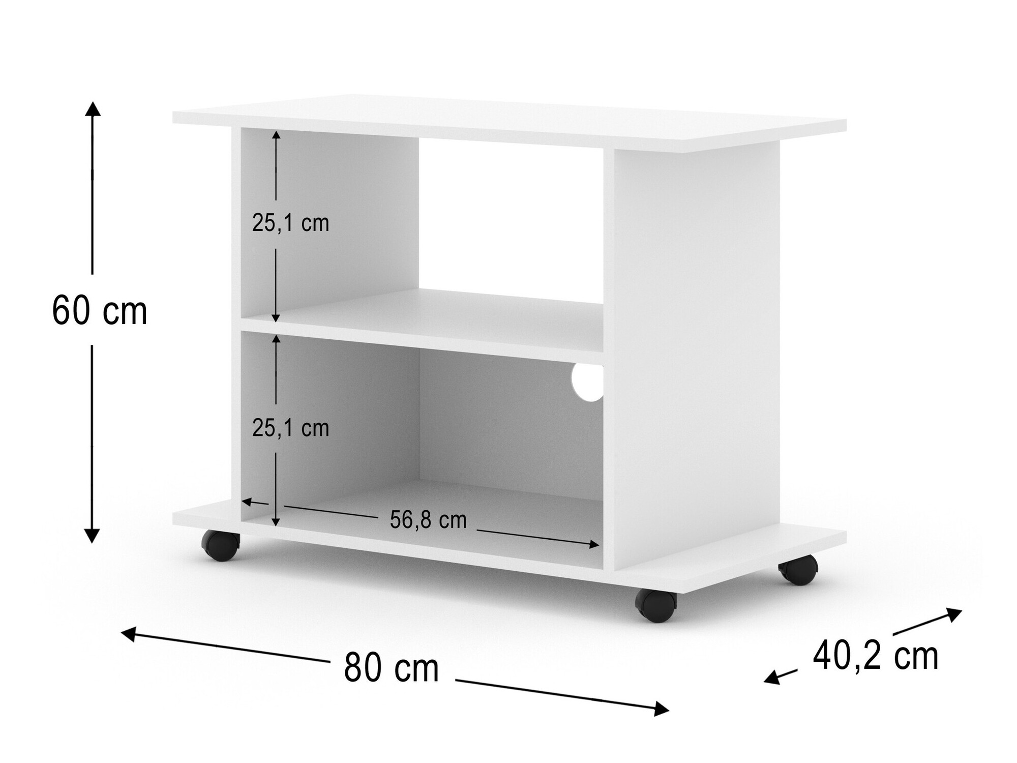 TV-alus Buffalo 162 (Valge)