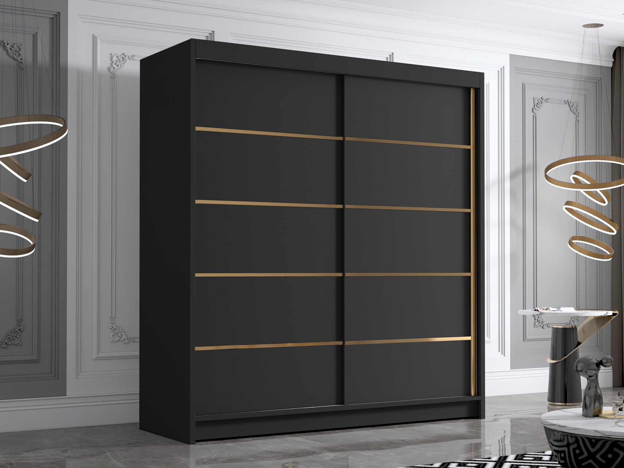 Riidekapp Closico Vallor III (Must)