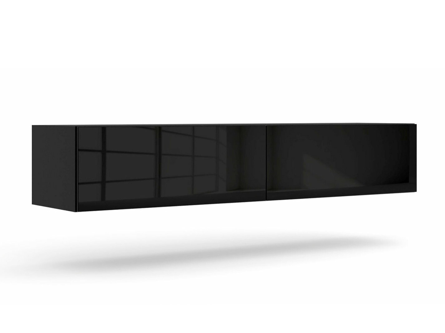 TV-alus Buffalo 166 (Must + Läikiv must)