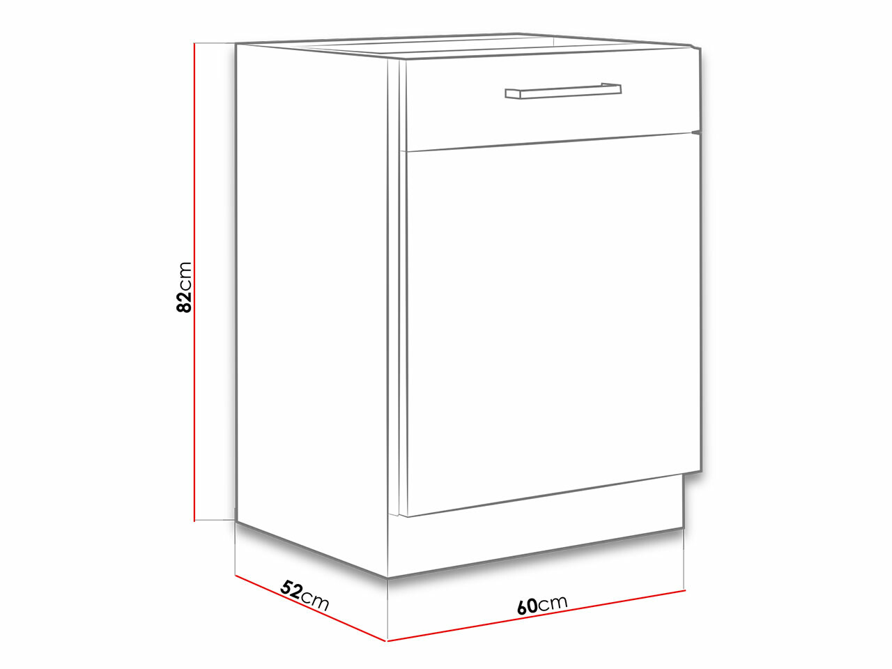 Ustega moodulkapp Wood Dark 104