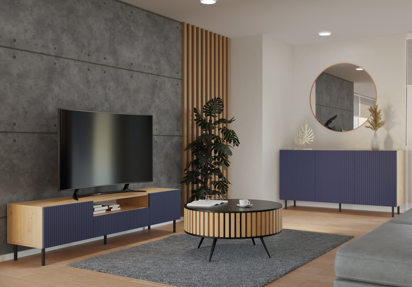 Kapp Romseru 102 (Sinine + Artisan tamm)