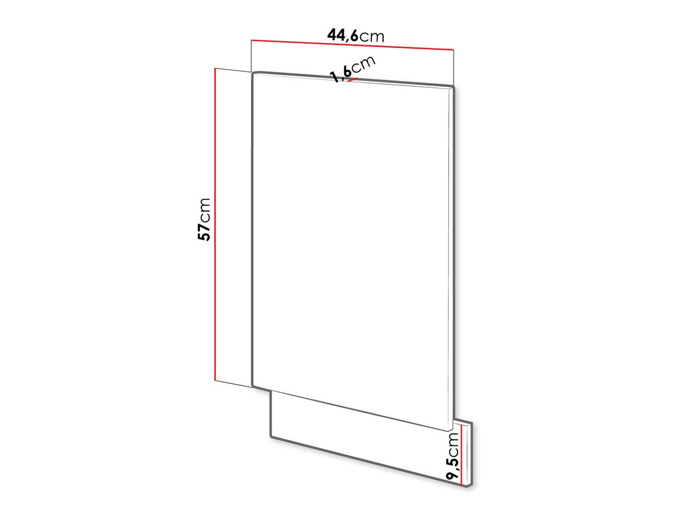 Nõudepesumasina uks Wood Grey 106