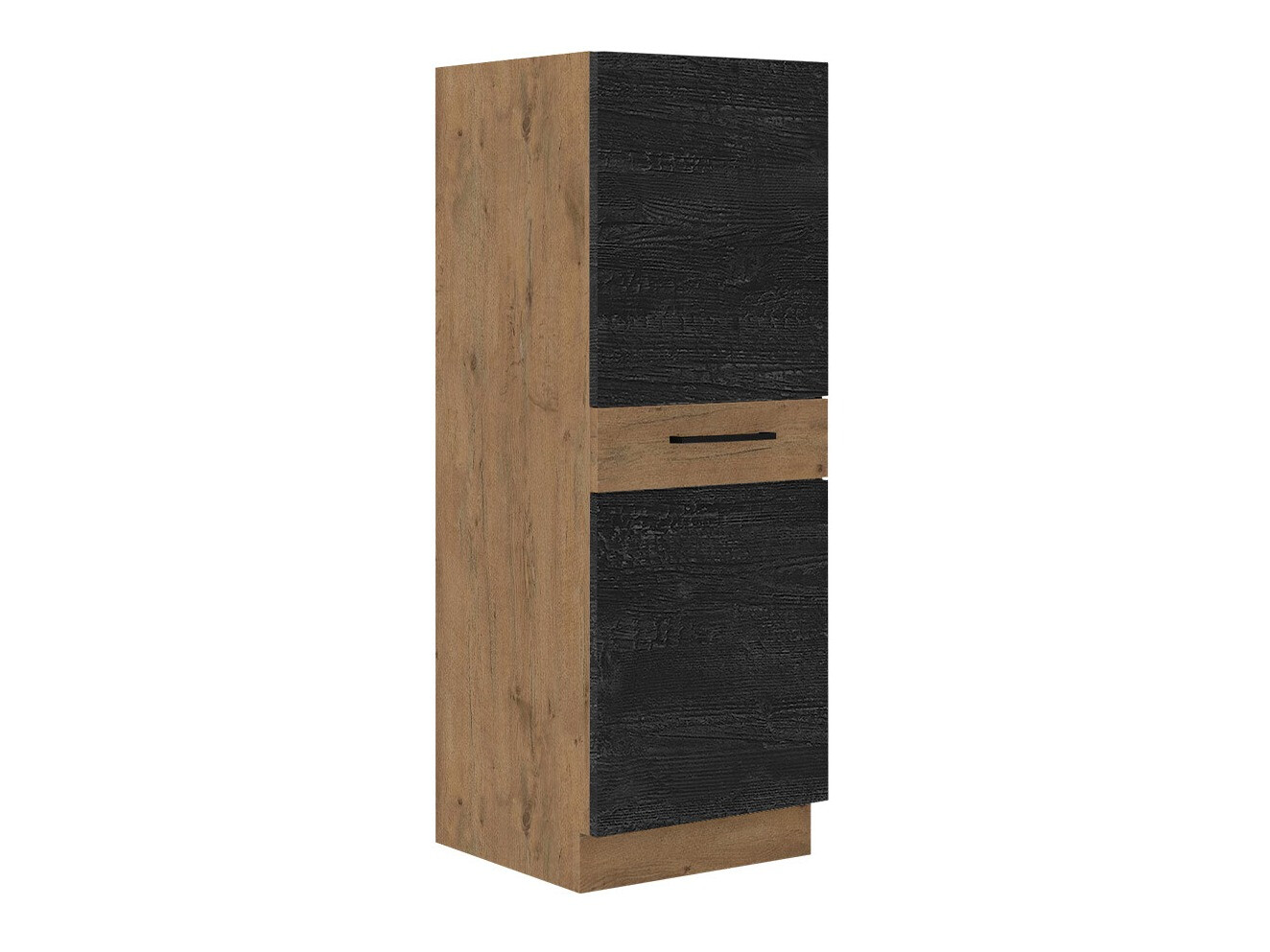 Sahtli ja ustega moodulkapp Wood Dark 120