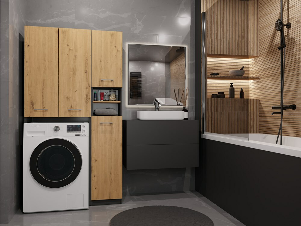 Vannitoariiul Mandeville 130 (Antratsiit + Artisan tamm)