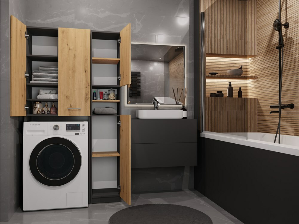 Vannitoariiul Mandeville 130 (Antratsiit + Artisan tamm)