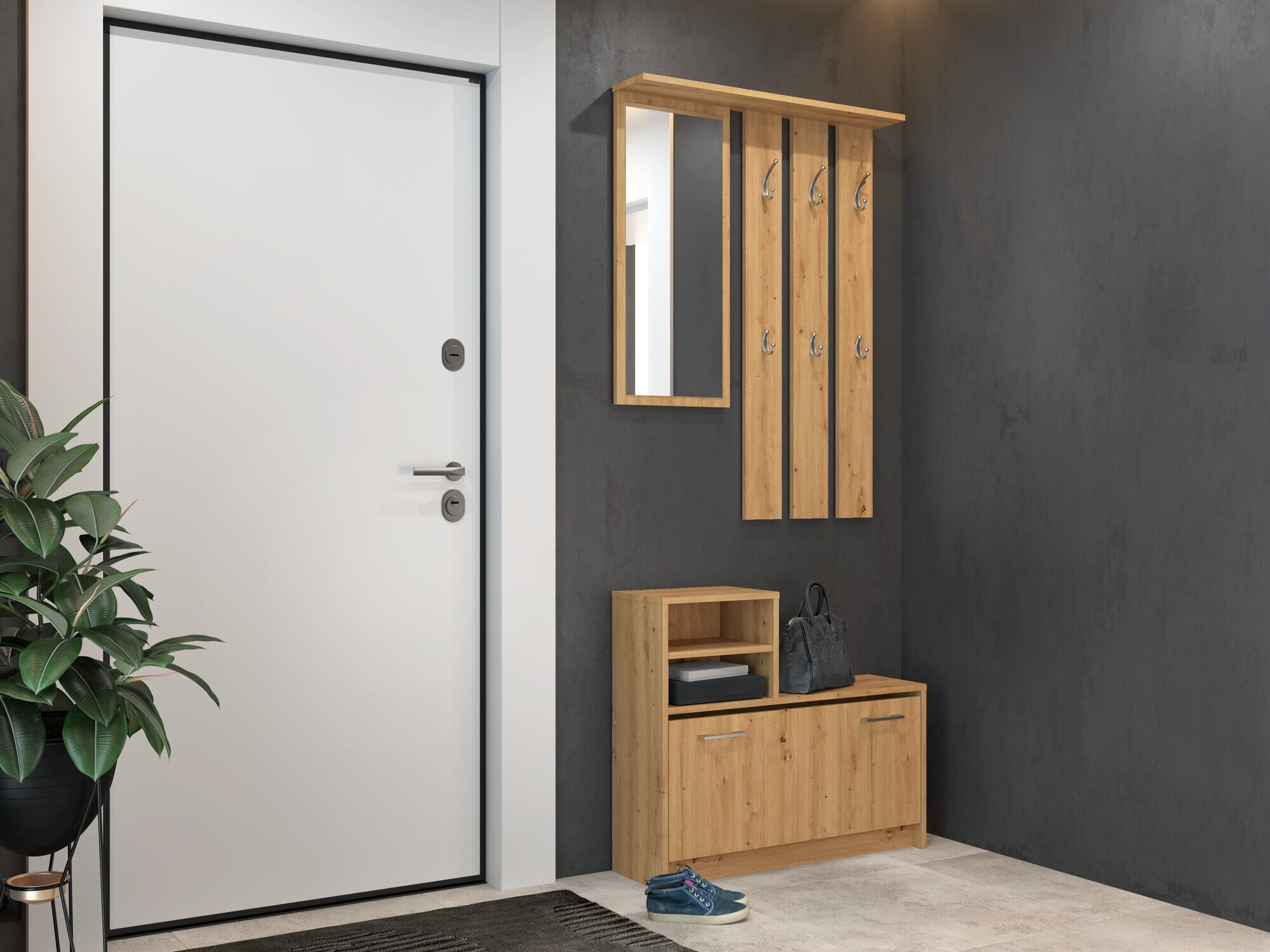 Esikukomplekt Mandeville 144 (Artisan tamm)